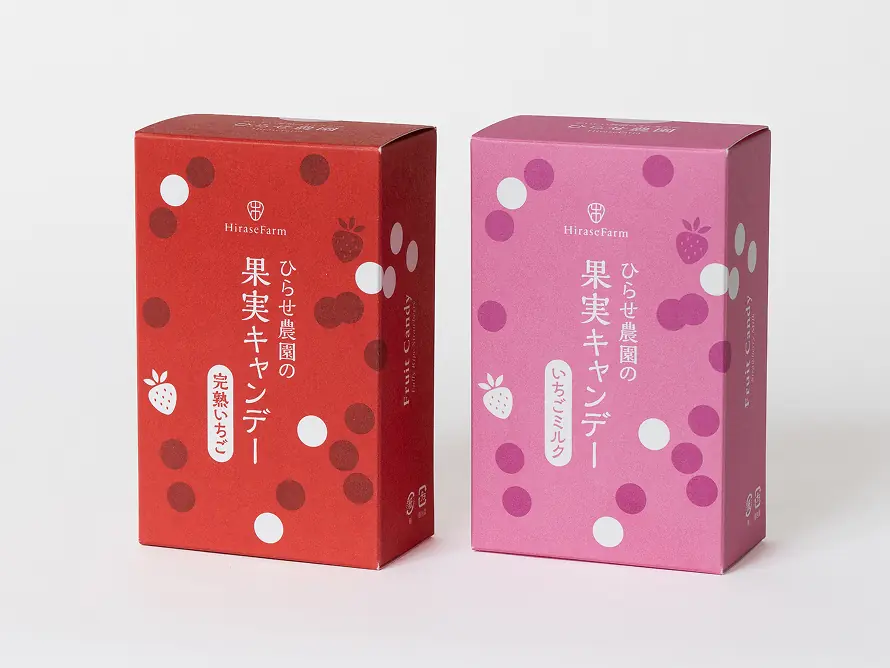 果実キャンデー（いちごミルク）