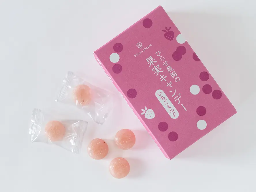 果実キャンデーのパッケージ